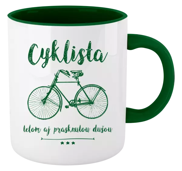 Hrnček  Cyklista telom aj prasknutou dušou