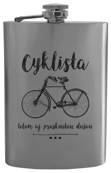 Ploskačka Cyklista telom aj prasknutou dušou