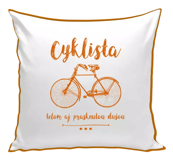 Vankúš Cyklista telom aj prasknutou dušou