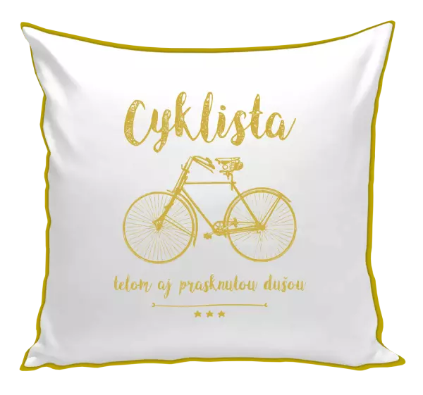 Vankúš Cyklista telom aj prasknutou dušou