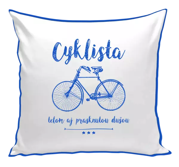 Vankúš Cyklista telom aj prasknutou dušou