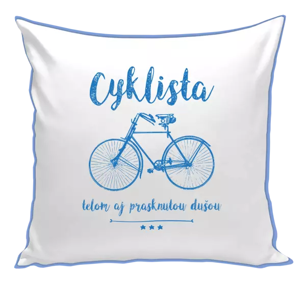 Vankúš Cyklista telom aj prasknutou dušou