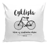 Vankúš Cyklista telom aj prasknutou dušou