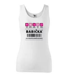 Dámske tielko Čiarový kód - babička 