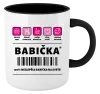 Hrnček  Čiarový kód - babička 