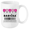 Hrnček Čiarový kód - babička 