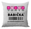 Vankúš Čiarový kód - babička 