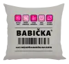 Vankúš Čiarový kód - babička 