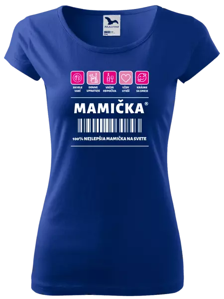 Dámske tričko Čiarový kód - mamička