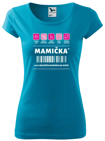 Dámske tričko Čiarový kód - mamička