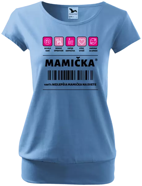 Dámske tričko Čiarový kód - mamička