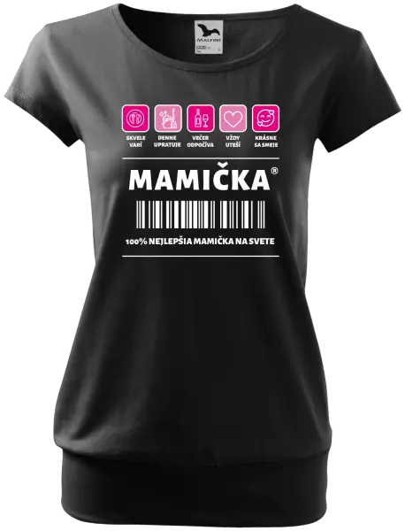 Dámske tričko Čiarový kód - mamička
