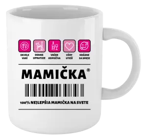 Hrnček Čiarový kód - mamička