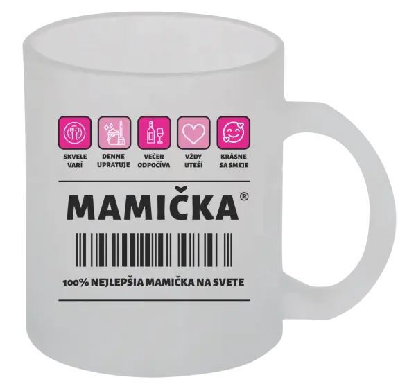 Hrnček Čiarový kód - mamička