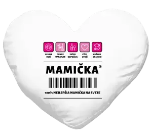 Vankúš Čiarový kód - mamička