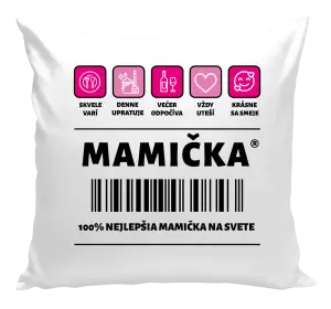 Vankúš Čiarový kód - mamička