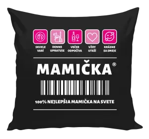 Vankúš Čiarový kód - mamička