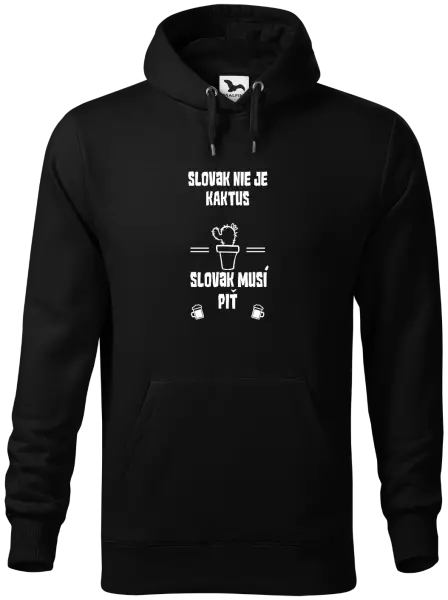 Pánska mikina Slovák nie je kaktus, Slovák musí piť