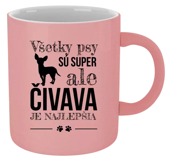 Hrnček metalický Čivava je najlepšia