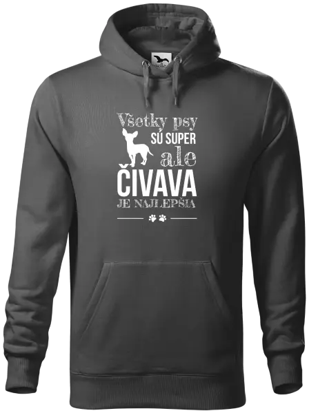Pánska mikina Čivava je najlepšia