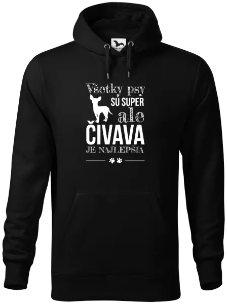 Pánska mikina Čivava je najlepšia