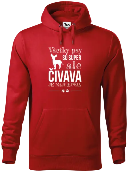 Pánska mikina Čivava je najlepšia