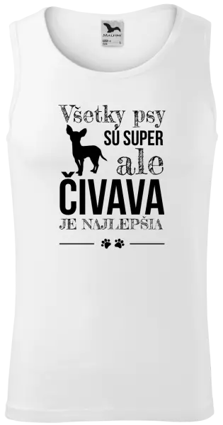 Pánske tielko Čivava je najlepšia