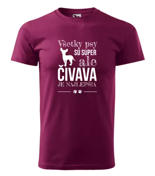 Pánske tričko Čivava je najlepšia