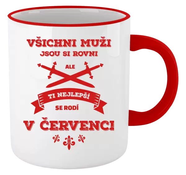 Hrnek Všichni muži jsou si rovni. Ti nejlepší se rodí v ...