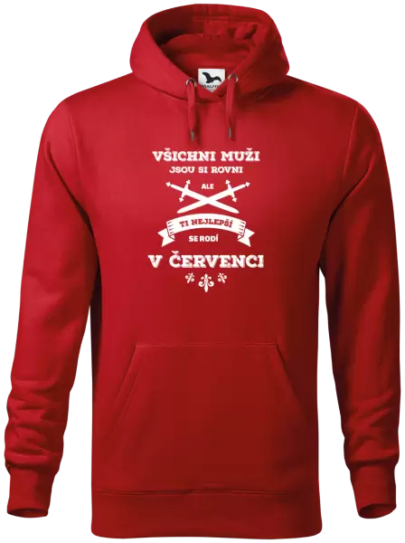 Pánská mikina Všichni muži jsou si rovni. Ti nejlepší se rodí v ...