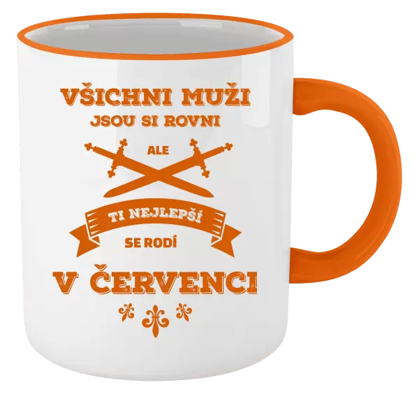 Hrnek Všichni muži jsou si rovni. Ti nejlepší se rodí v ...