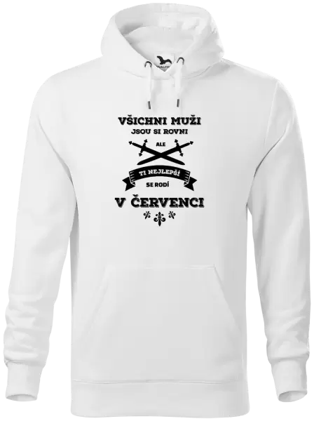 Pánská mikina Všichni muži jsou si rovni. Ti nejlepší se rodí v ...