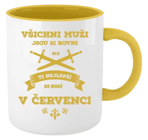 Hrnek Všichni muži jsou si rovni. Ti nejlepší se rodí v ...