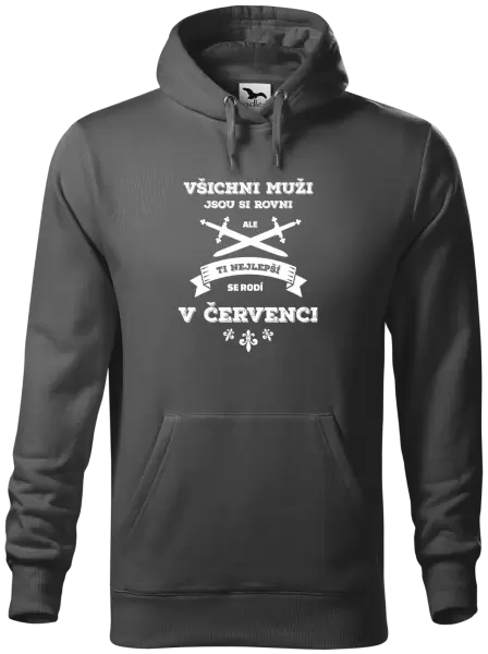 Pánská mikina Všichni muži jsou si rovni. Ti nejlepší se rodí v ...