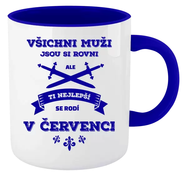 Hrnek Všichni muži jsou si rovni. Ti nejlepší se rodí v ...