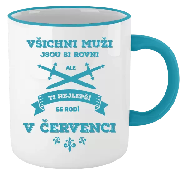 Hrnek Všichni muži jsou si rovni. Ti nejlepší se rodí v ...
