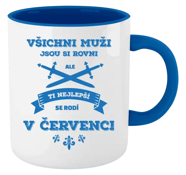 Hrnek Všichni muži jsou si rovni. Ti nejlepší se rodí v ...