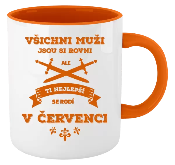 Hrnek Všichni muži jsou si rovni. Ti nejlepší se rodí v ...