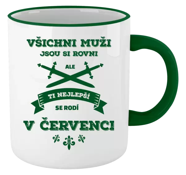 Hrnek Všichni muži jsou si rovni. Ti nejlepší se rodí v ...