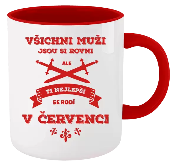 Hrnek Všichni muži jsou si rovni. Ti nejlepší se rodí v ...