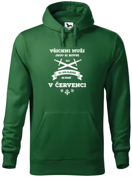 Pánská mikina Všichni muži jsou si rovni. Ti nejlepší se rodí v ...