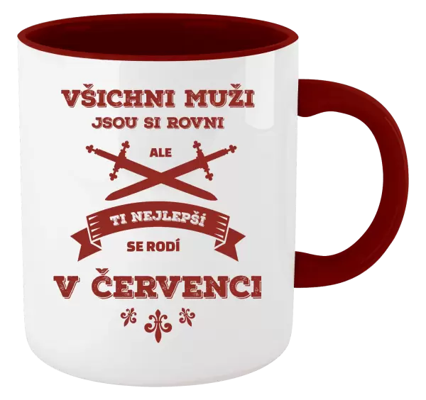 Hrnek Všichni muži jsou si rovni. Ti nejlepší se rodí v ...