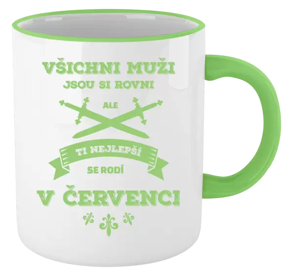Hrnek Všichni muži jsou si rovni. Ti nejlepší se rodí v ...