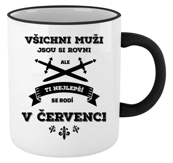 Hrnek Všichni muži jsou si rovni. Ti nejlepší se rodí v ...