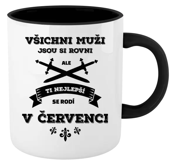 Hrnek Všichni muži jsou si rovni. Ti nejlepší se rodí v ...