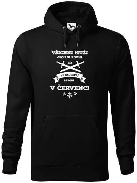 Pánská mikina Všichni muži jsou si rovni. Ti nejlepší se rodí v ...