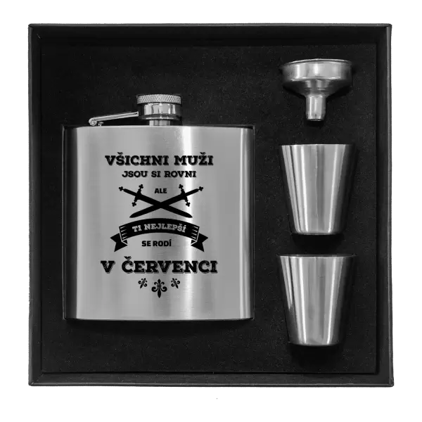 Placatka v krabičce Všichni muži jsou si rovni. Ti nejlepší se rodí v ...