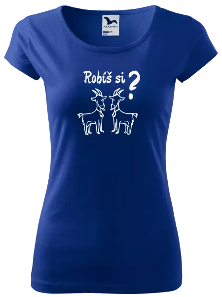 Dámske tričko Robíš si kozy? 