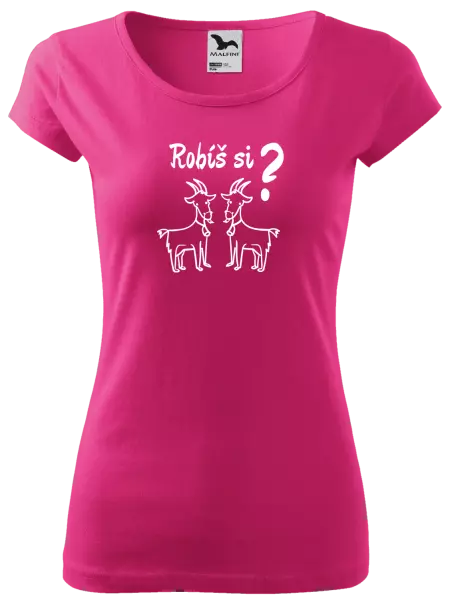 Dámske tričko Robíš si kozy? 