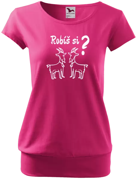 Dámske tričko Robíš si kozy? 